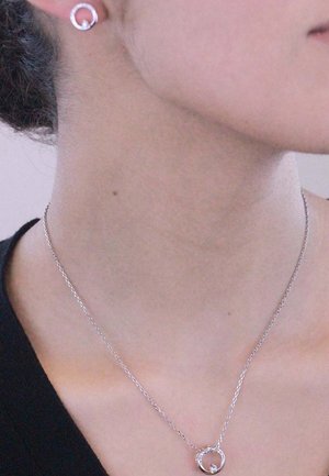 SET - Boucles d'oreilles - argenté couleur / cristal