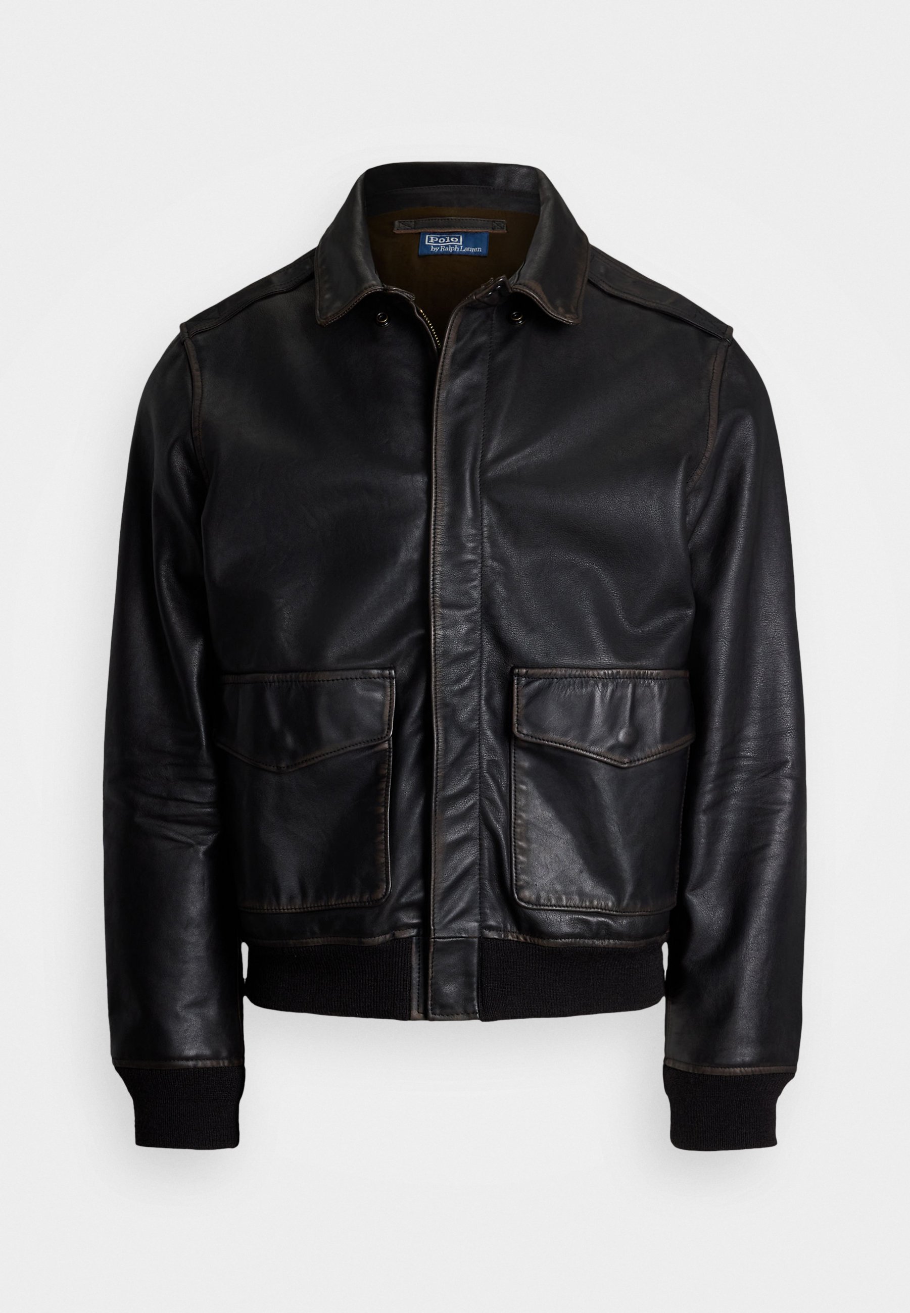 Polo Ralph Lauren LEATHER BOMBER JACKET - Leather jacket - antique  display picture 1