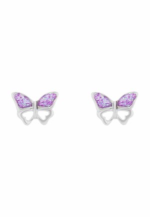 BUTTERFLY - Ohrringe - silberfarben