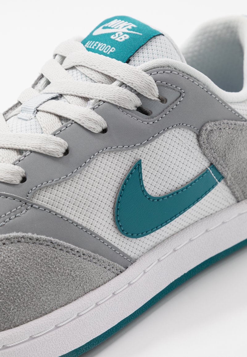 Nike Sb Alleyoop Unisex Skateschuh Particle Grey Geode Teal Photon Dust White Grau Zalando Ch