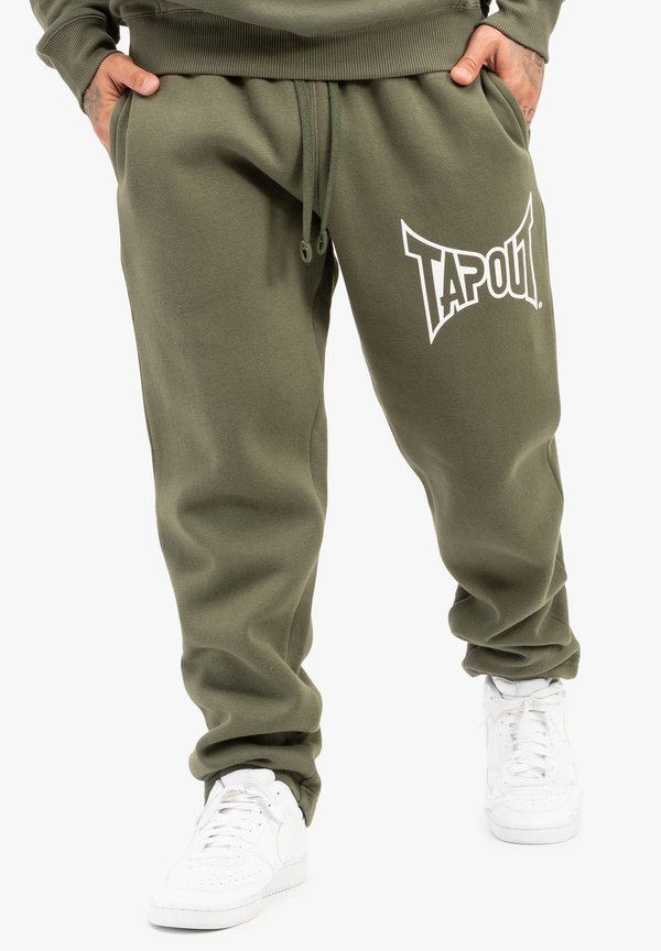 JOGGING NORMALE PASSFORM LIFESTYLE  - Jogginghose - olive ecru