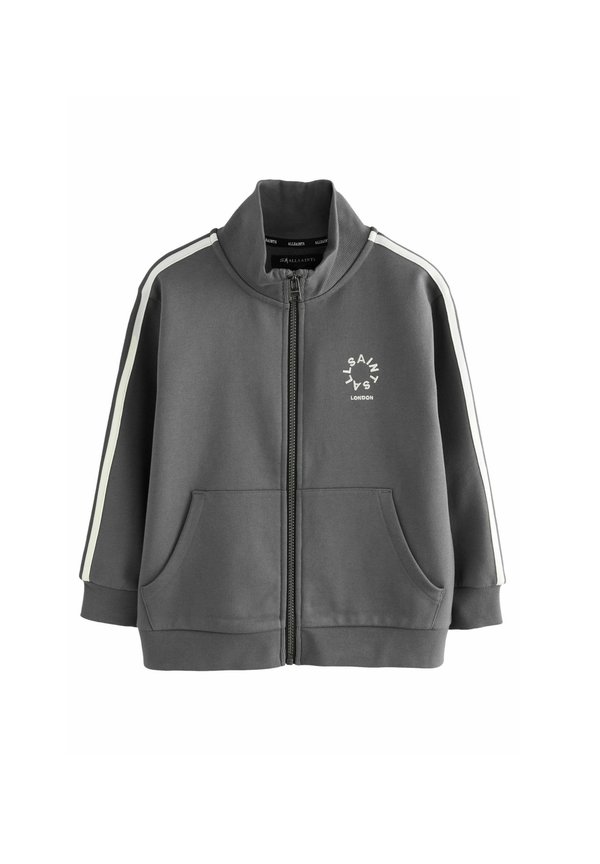 REGULAR FIT - TIERRA LOGO FUNNEL NECK  - Sweatjacke