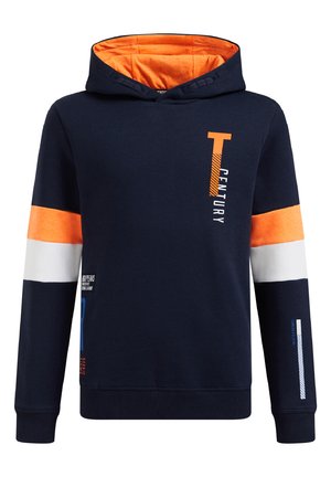 MET OPDRUK - Luvtröja - blue