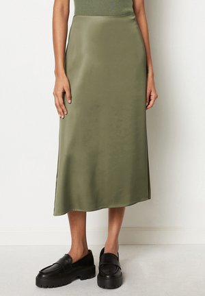Falda acampanada - green