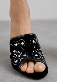 MOSCHINO Muiltjes met hak - nero