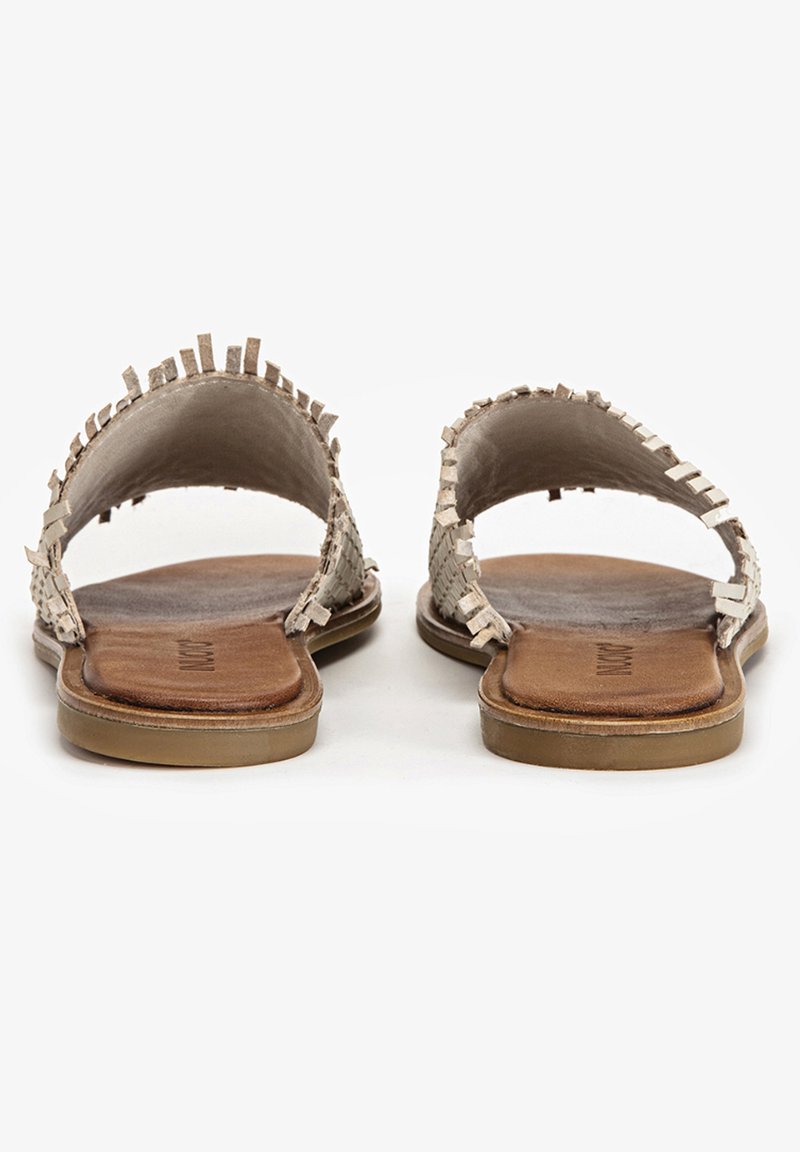 Damen Sneaker | Inuovo INUOVO Pantolette flach beige - YG42179 Damen Sneaker | Inuovo INUOVO Pantolette flach beige - YG42179