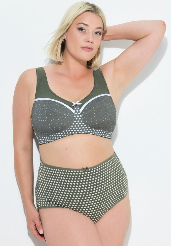 5 PACK-DOT - Panties - olive gray