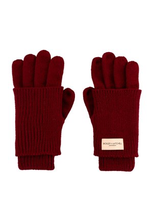 Handschoenen - bordeaux red