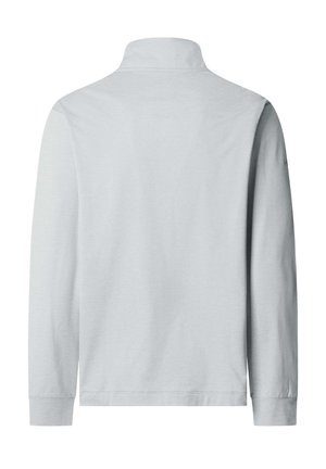 Hackett London, HACKETT LONDON POLO SHIRT HS STRIKE QTR ZIP - Maglietta a manica lunga - tin grey