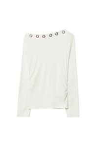 WITH EYELETS  - Top dugih rukava - beige