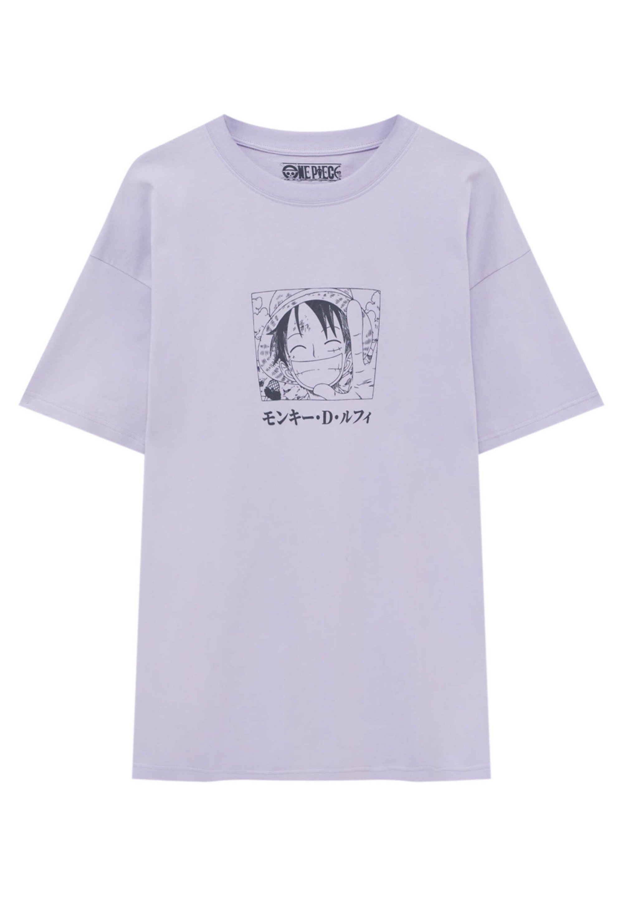 PULL\u0026BEAR ONE PIECE LUFFY - T-shirt con stampa - mauve/lilla - Zalando.it
