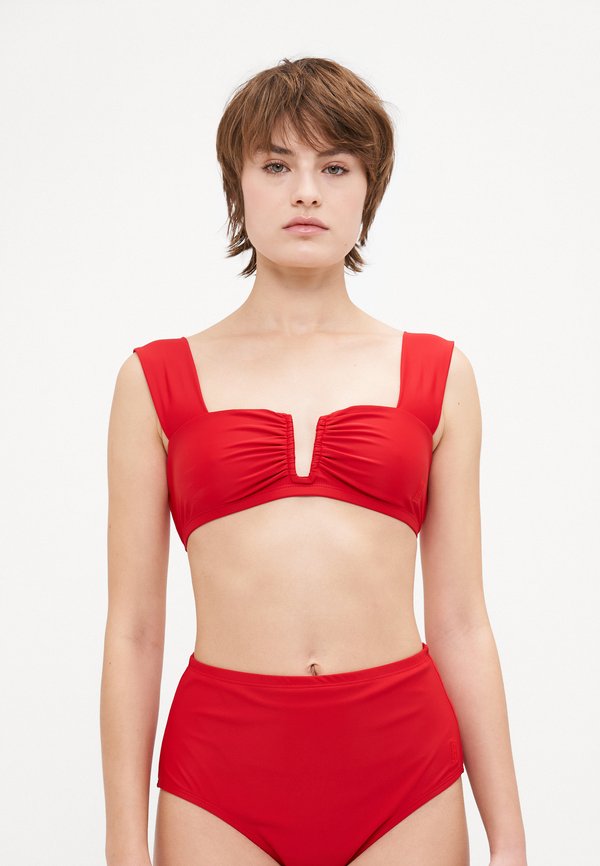 BELIRA  - Bikini top - dark chilli