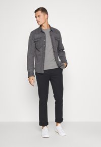 Tommy Hilfiger STRETCH SLIM FIT - Camisola de manga comprida - grey