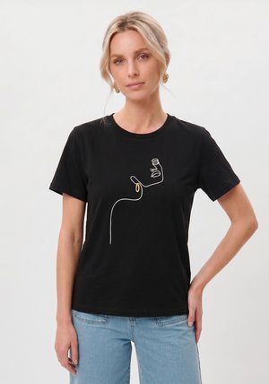 Anna Field, T-Shirt print - black