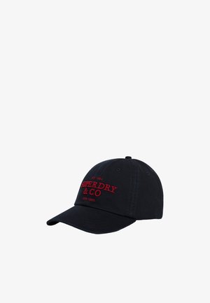 Superdry & Co, SUPERDRY COMPANY LOGO BASEBALL CAP. - Pet - deep navy red