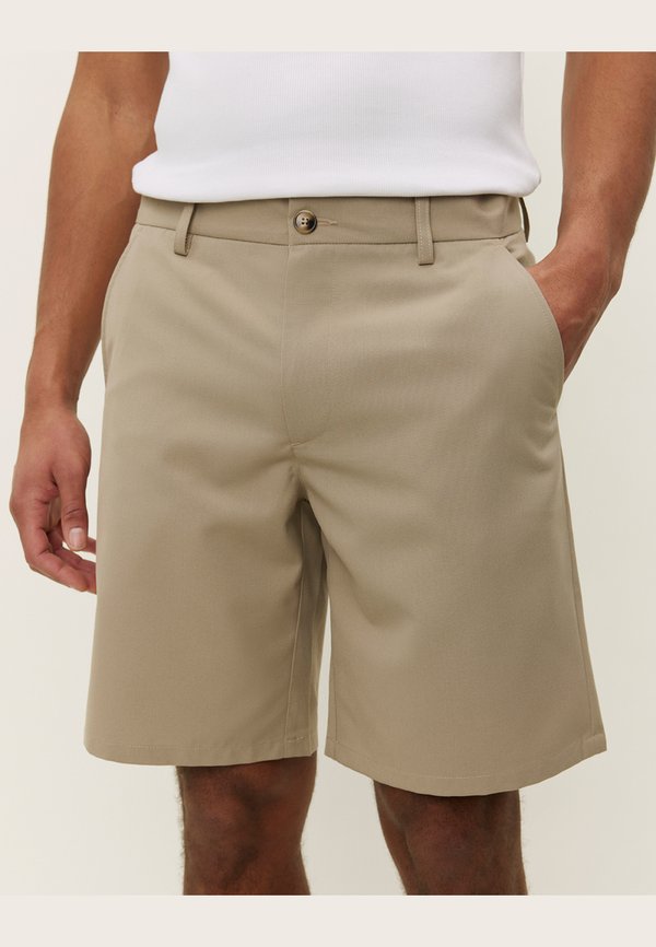 COMO REG SOLID - Shorts - dark sand4