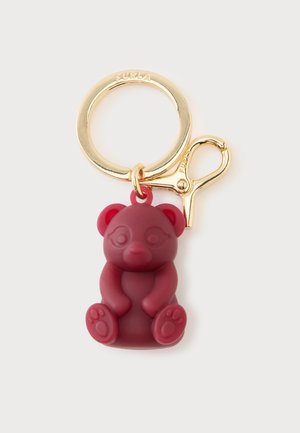 Furla, HASHTAG RUBBER BEAR - Porte-clefs - dark red