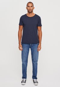 Gabba KONRAD SLUB SS - Jednoduché tričko - navy