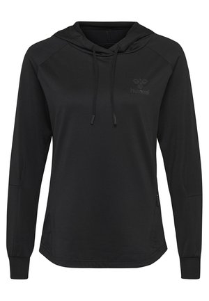 Jersey con capucha - black