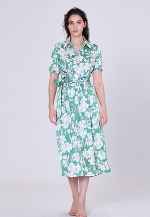 Smart and Joy À IMPRIMÉ FLORAL MACRO - Robe chemise - vert