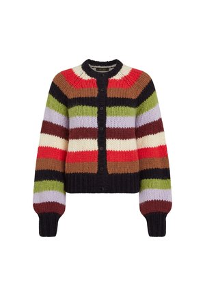 King Louie, RAGLAN CARDI CAMPO KNIT STRIPE - Cardigan - multi color