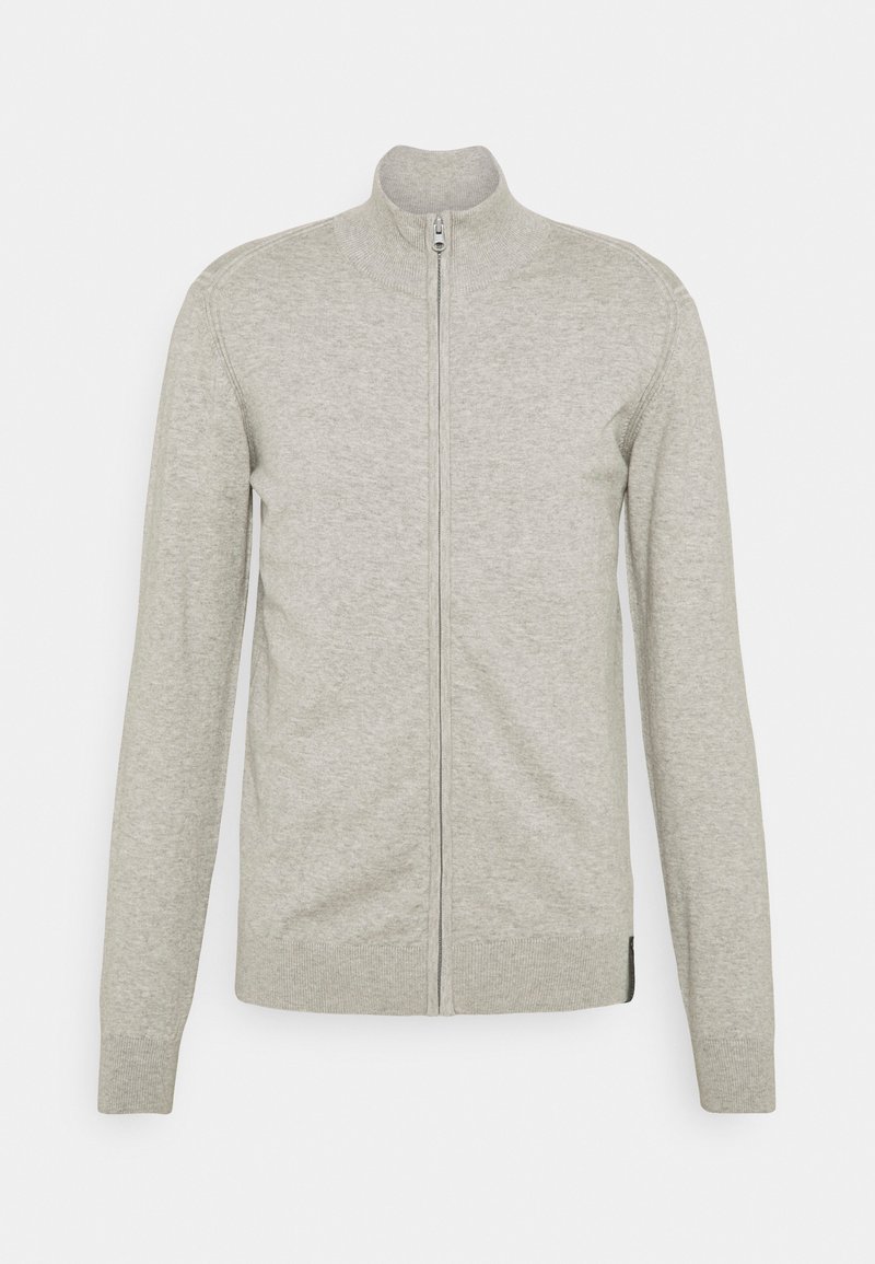 INDICODE JEANS CHANCELLOR - Chaqueta de punto - grey mix