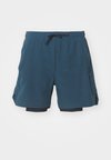 SCULPT SHORTS - 2-i-1-shorts - black/dark dusty teal