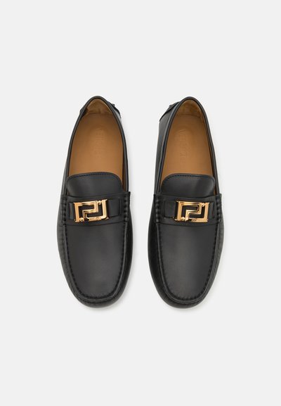 Versace DRIVER - Mocassins - black/gold
