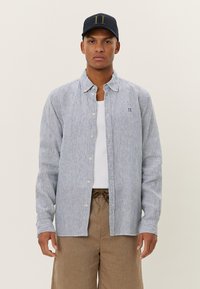 Les Deux - KRISTIAN SHIRT - Marškiniai - light ivory/blueprint Miniatiūros vaizdas 1