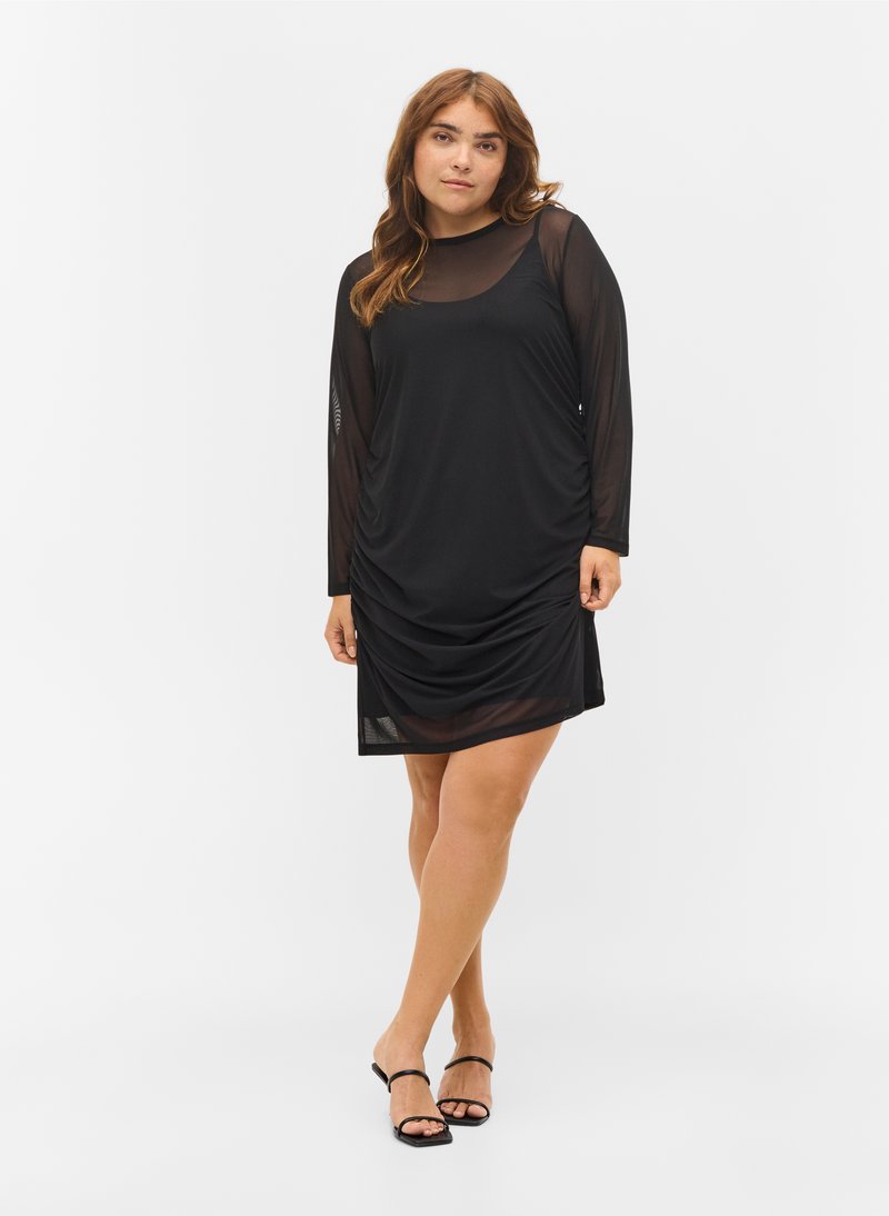 Damen Freizeitkleider | Zizzi Freizeitkleid black/schwarz - VG11420 Damen Freizeitkleider | Zizzi Freizeitkleid black/schwarz - VG11420