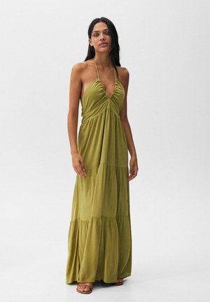 HALTERNECK BALCONETTE - Maxi-jurk - green