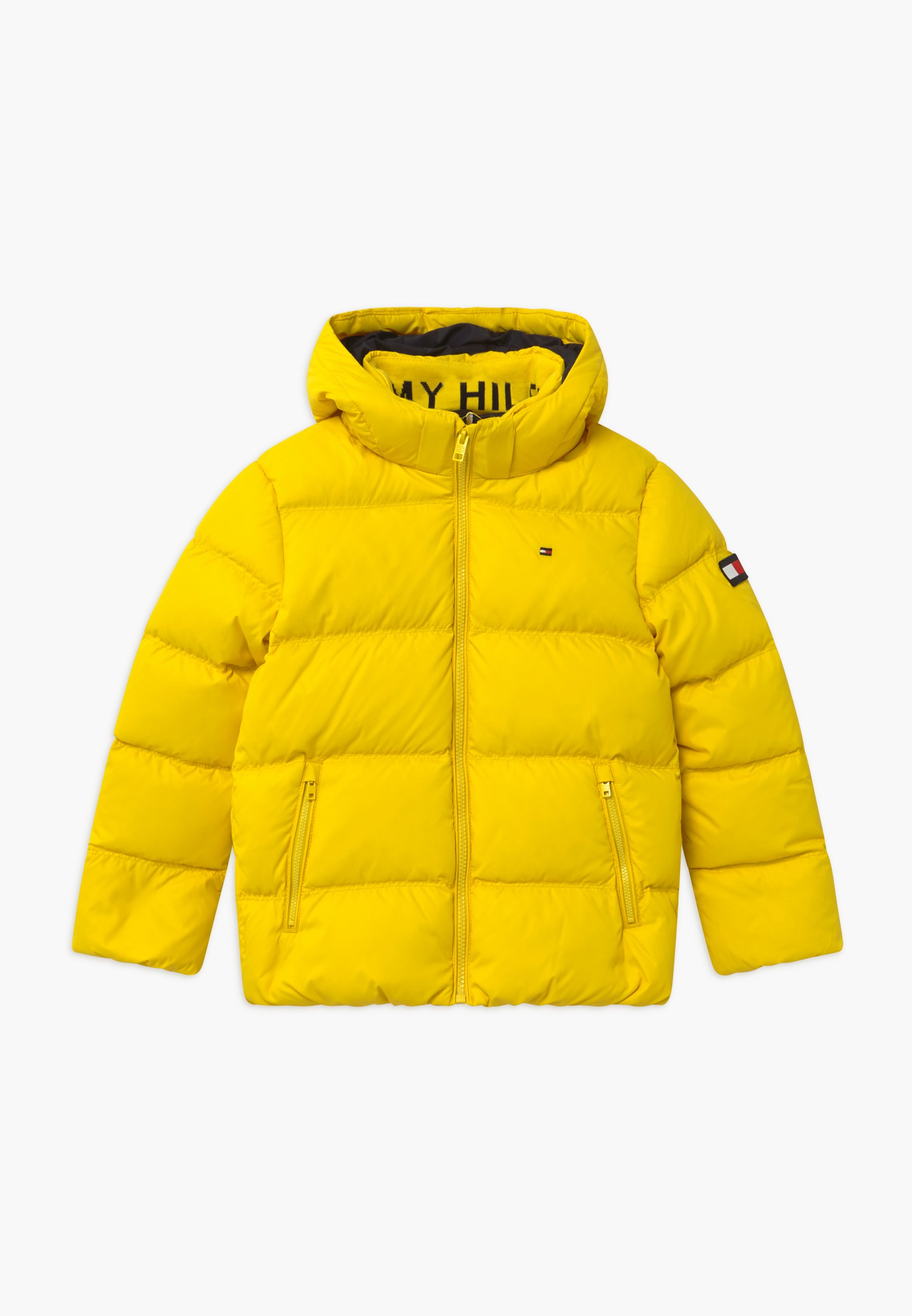 tommy hilfiger yellow down jacket