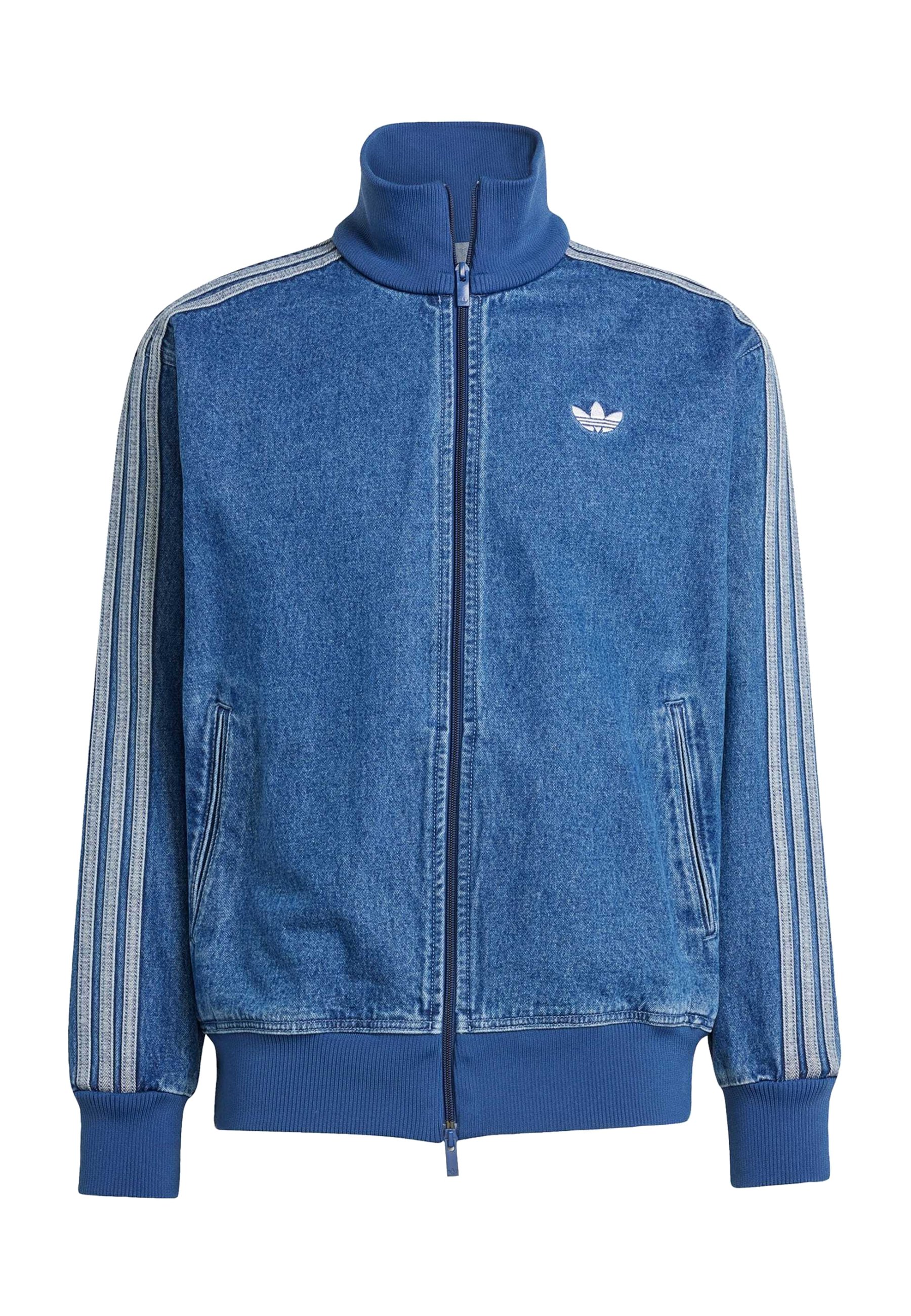 adidas Originals Džinsinis švarkelis - medium blue denim/mėlyna