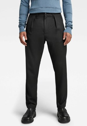 G-STAR DRAWSTRING TAPERED  - Pantaloni - dark black