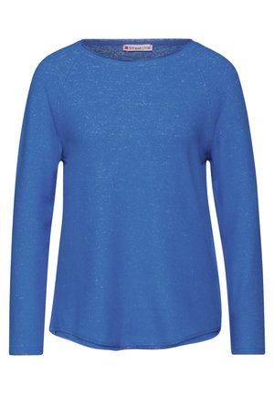 Stickad tröja - blau