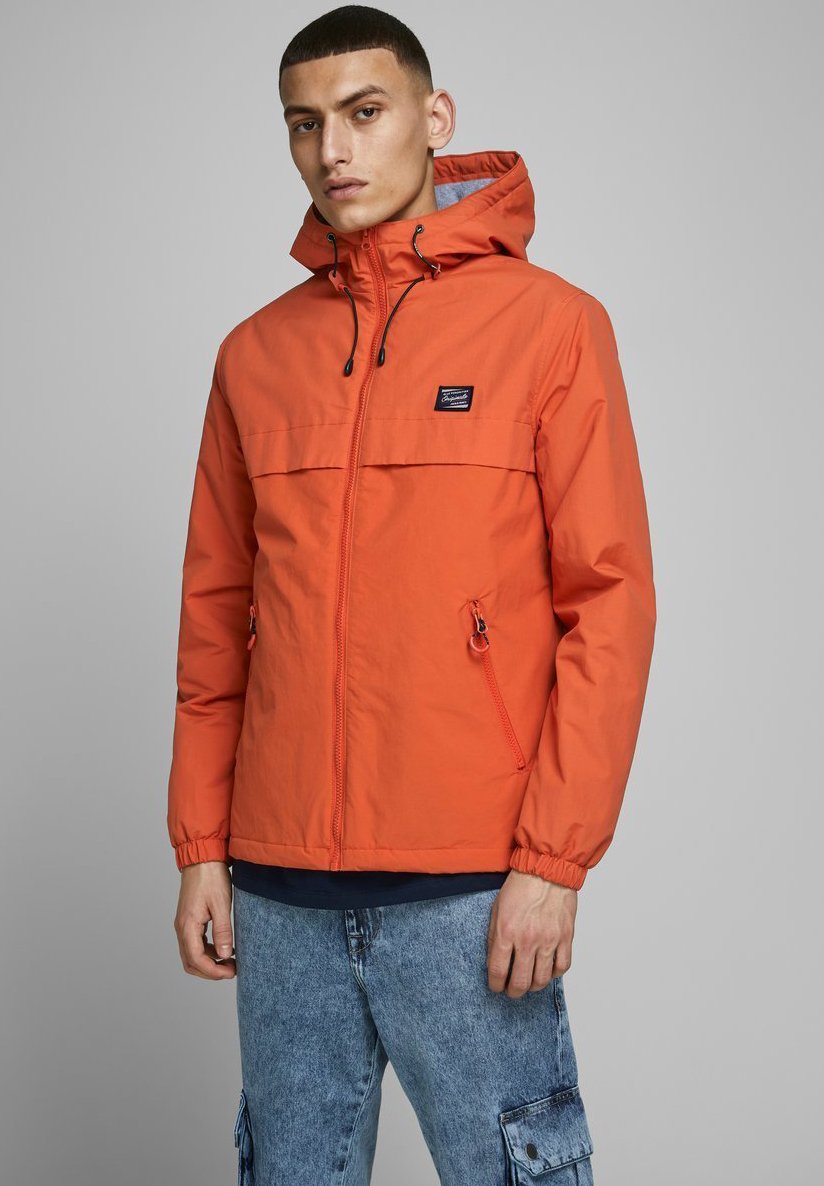 jack and jones orange jacket
