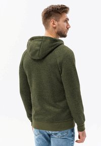Ombre Mikina na zip - olive green