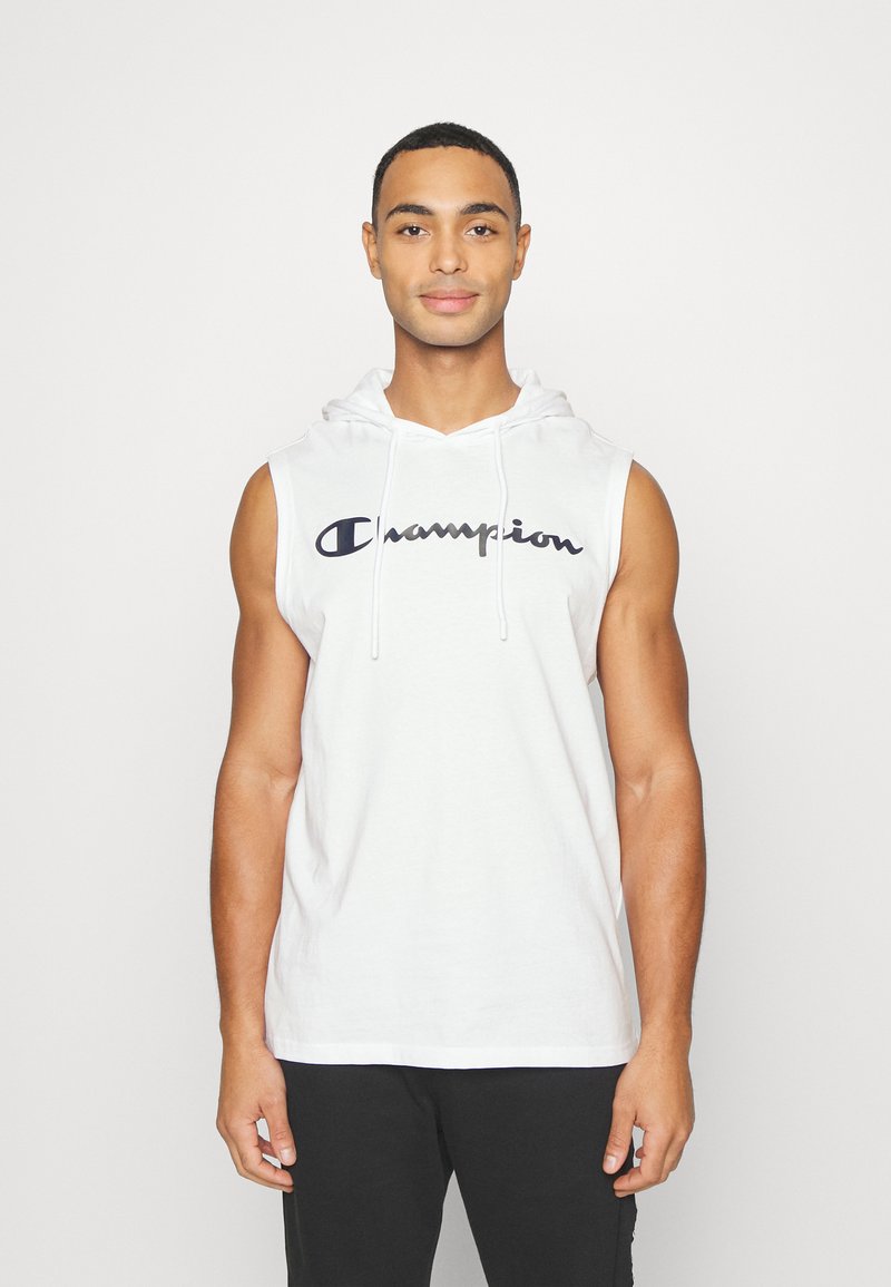 Champion HOODED SLEEVELESS Débardeur white/blanc ZALANDO.FR