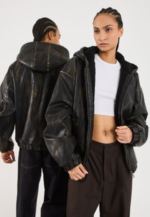 UNISEX - Mākslīgās ādas jaka
