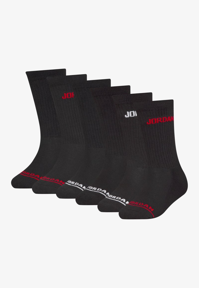 Jordan JORDAN LEGEND CREW 6 PACK - Sporta zeķes - black