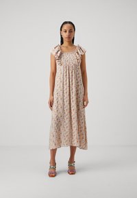 Vero Moda - VMALIA FRILL DRESS - Vestido informal - birch Imagen en miniatura 1