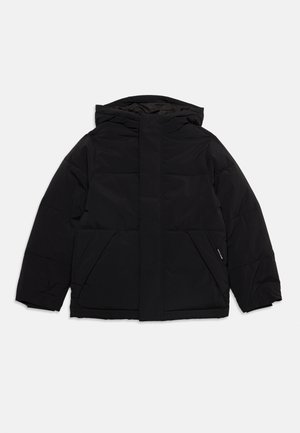 Jack & Jones Junior, JJESOHO PUFFER HOOD - Χειμωνιάτικο μπουφάν - black