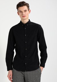 Jack & Jones - JORGAVIN SLIM FIT - Vapaa-ajan kauluspaita - black Pienoiskuva 1