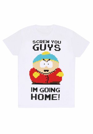 SOUTH PARK SCREW YOU  - T-shirt imprimé - white