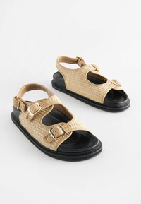 Next FOREVER COMFORT RAFFIA - REGULAR FIT - Szandálok - natural