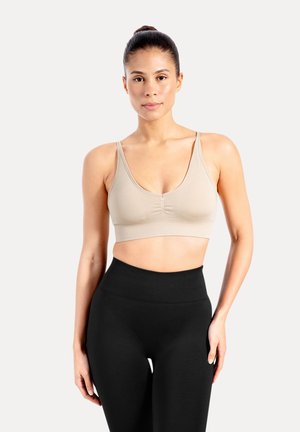Smilodox, MARIA ADJUSTABLE YOGA BH - Sports-BH'er med let støtte - taupe