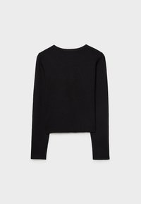 Stradivarius Chaqueta de punto - black