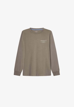 SCENERY TEE - Top dugih rukava - walnut brown