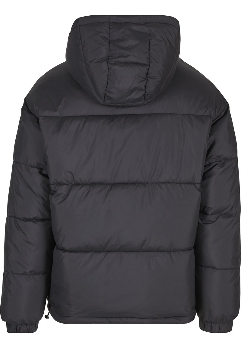 Urban Classics Giacca Puffer Uomo - Trapuntata Invernale Con Cerniera Laterale E Cappuccio - Modello Herren Pull Over