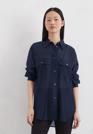 Button-down blouse - cloudless night